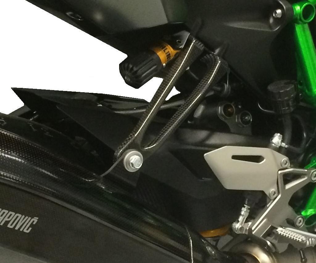 Soporte de escape para amortiguador Öhlins RR