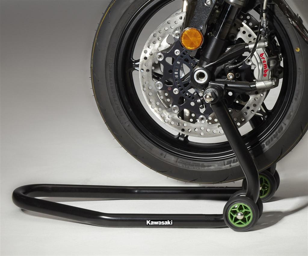 Caballete delantero premium para paddock, compatible con pinzas radiales