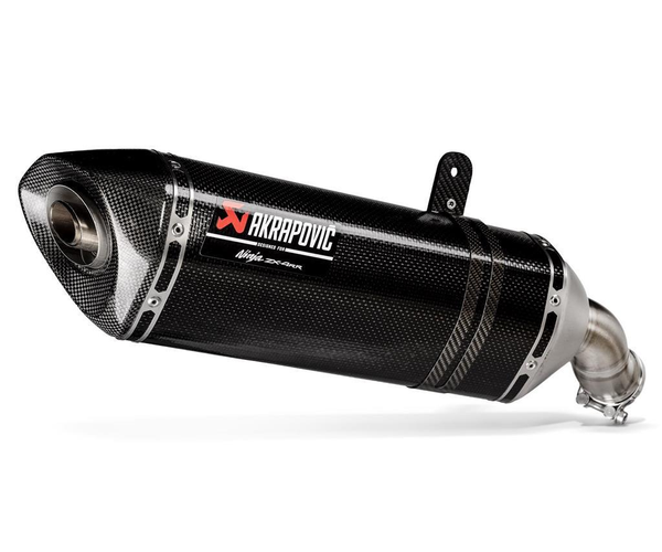 Escape deportivo Akrapovič de carbono (ZX-4R/RR)