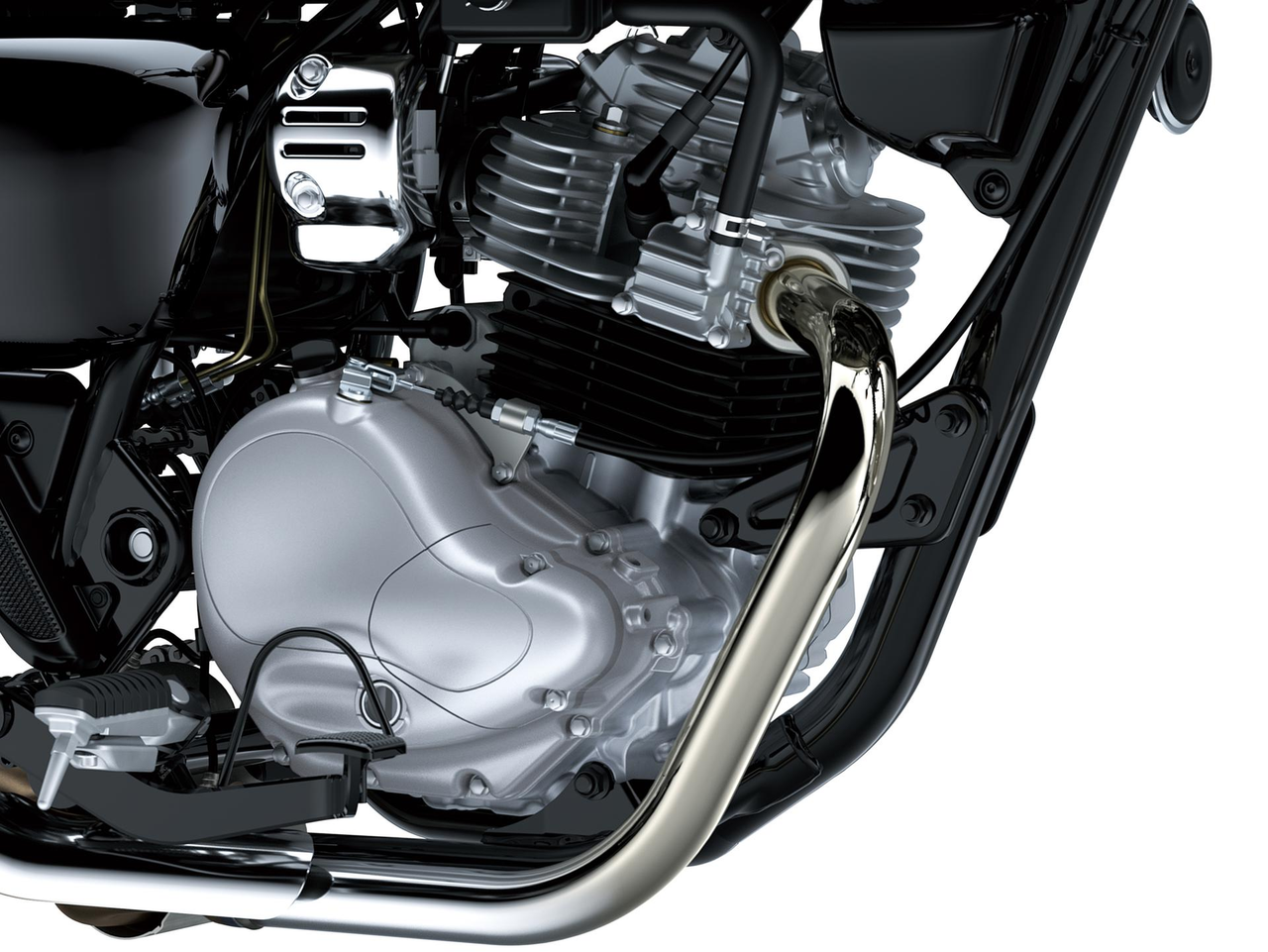 Diseño de motor refrigerado por aire de estilo vintage