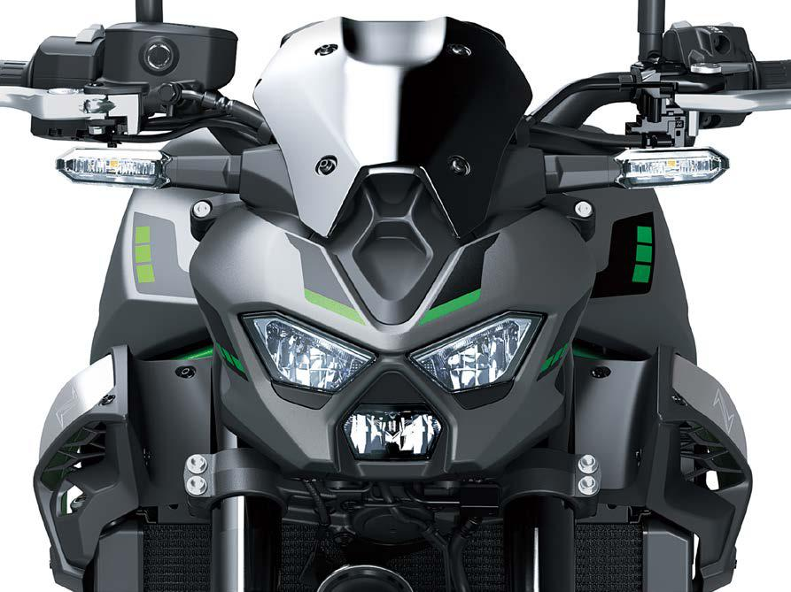 Faros LED compactos y frontal afilado y compacto