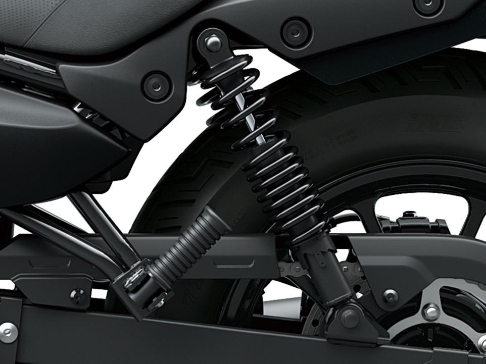 Suspensión trasera de doble amortiguador