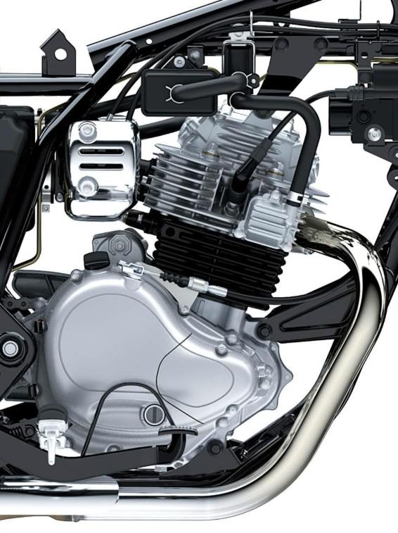 Diseño de motor refrigerado por aire de estilo vintage