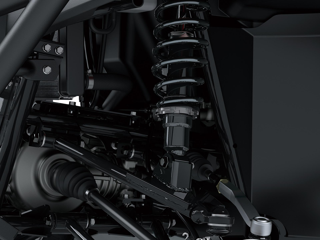 Suspensión independiente delantera y trasera