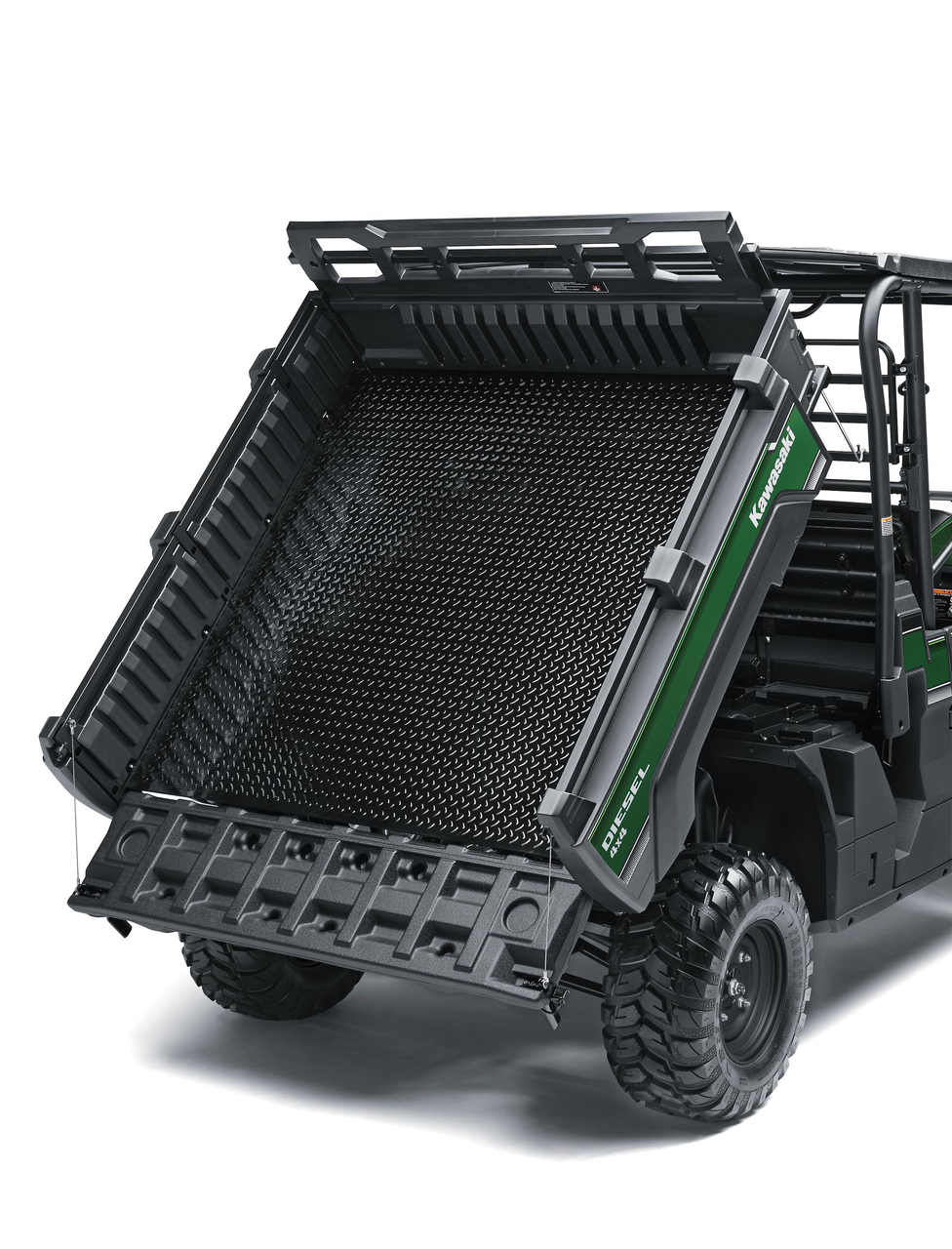 Caja de carga basculante asistida por gas