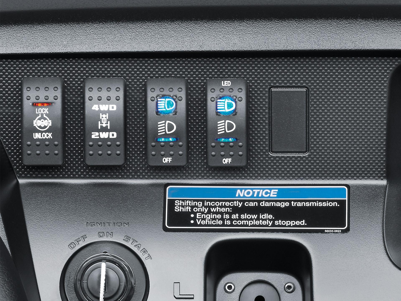 Tracción 4WD seleccionable eléctricamente y bloqueo de diferencial trasero