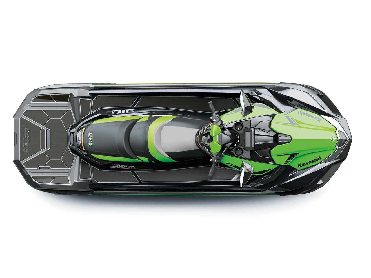 Amplios huecos para los pies