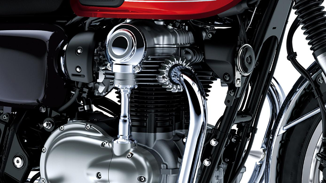 Icónico motor bicilíndrico vertical de 773 cm³