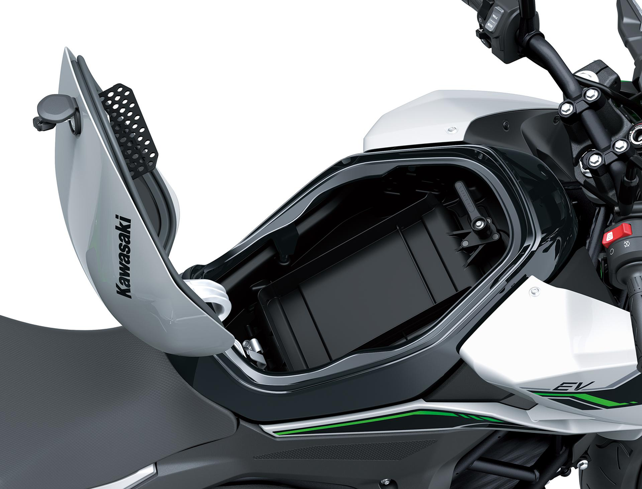 Práctico compartimento de almacenamiento