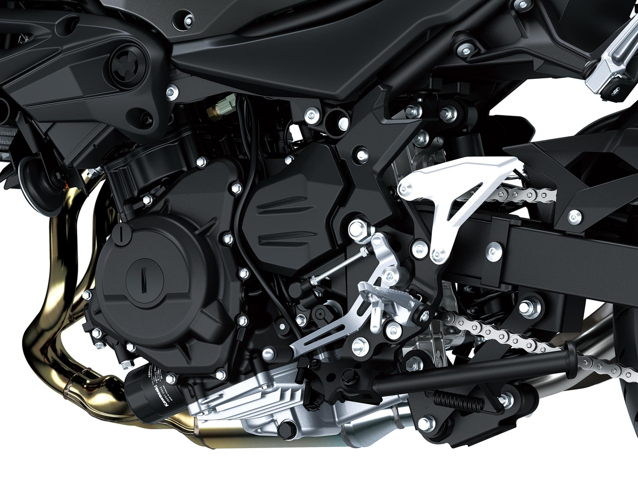 Potente motor bicilíndrico en paralelo de 451 cm³, fácil para el piloto