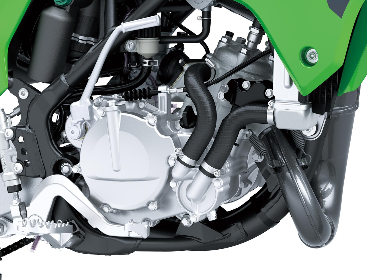 Dos versiones de motor monocilíndrico de 2 tiempos