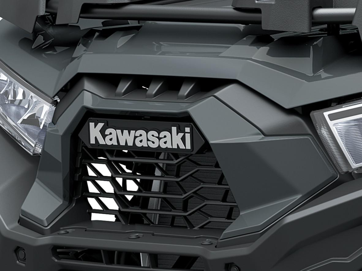 Emblema “Kawasaki” en 3D