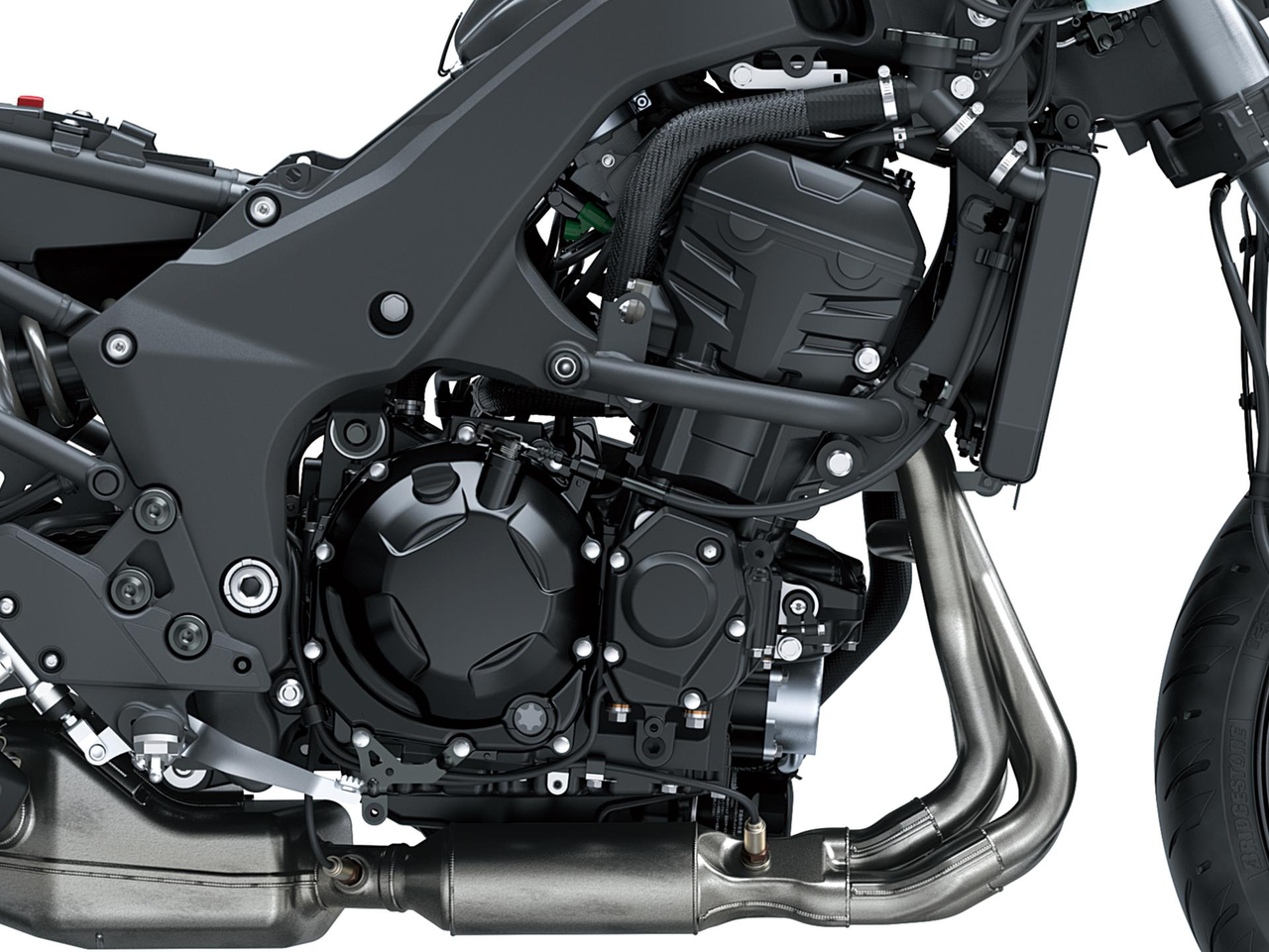 Motor de cuatro cilindros en línea con mayor potencia