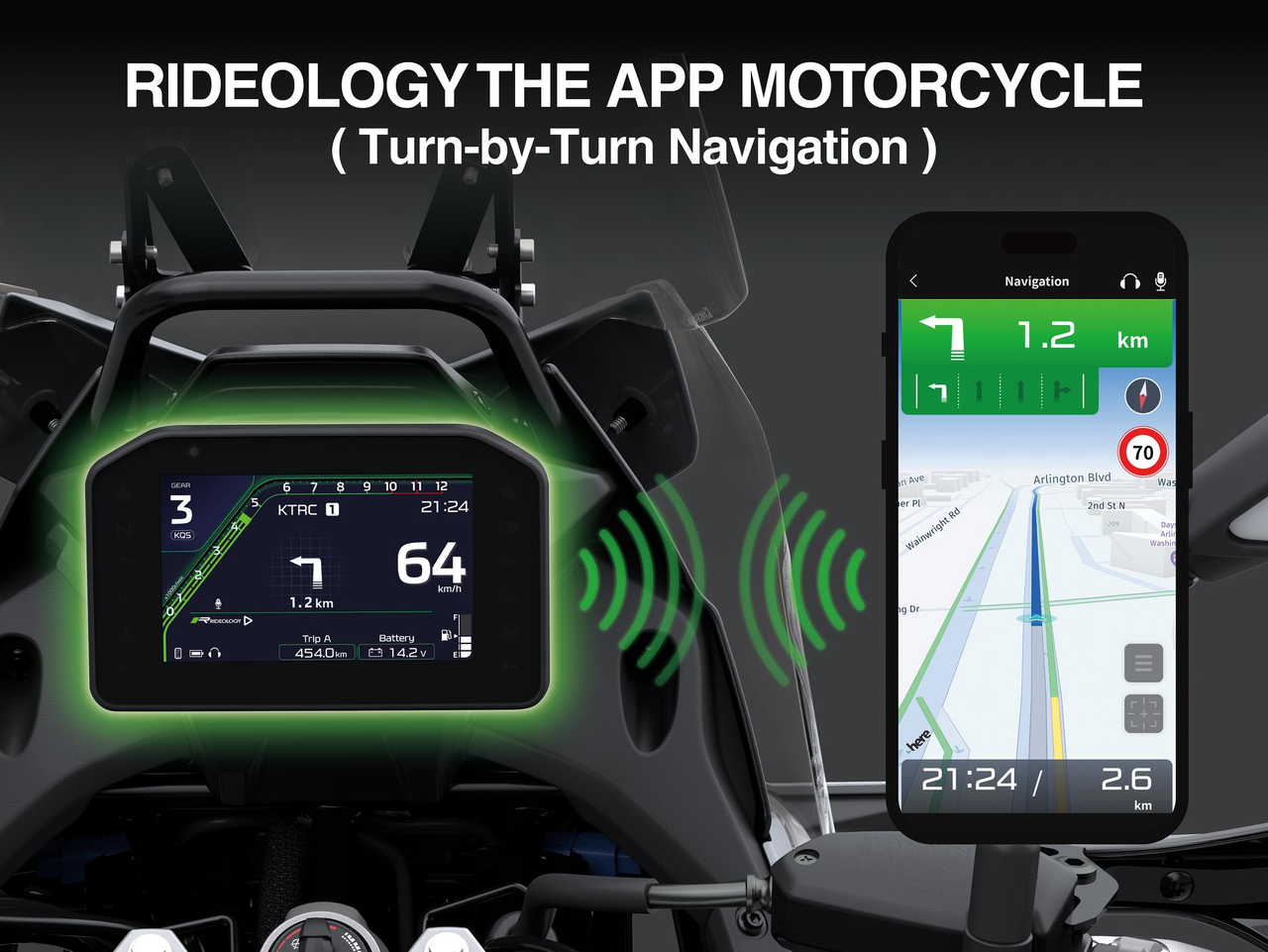 Cuadro de instrumentos con conectividad para smartphone