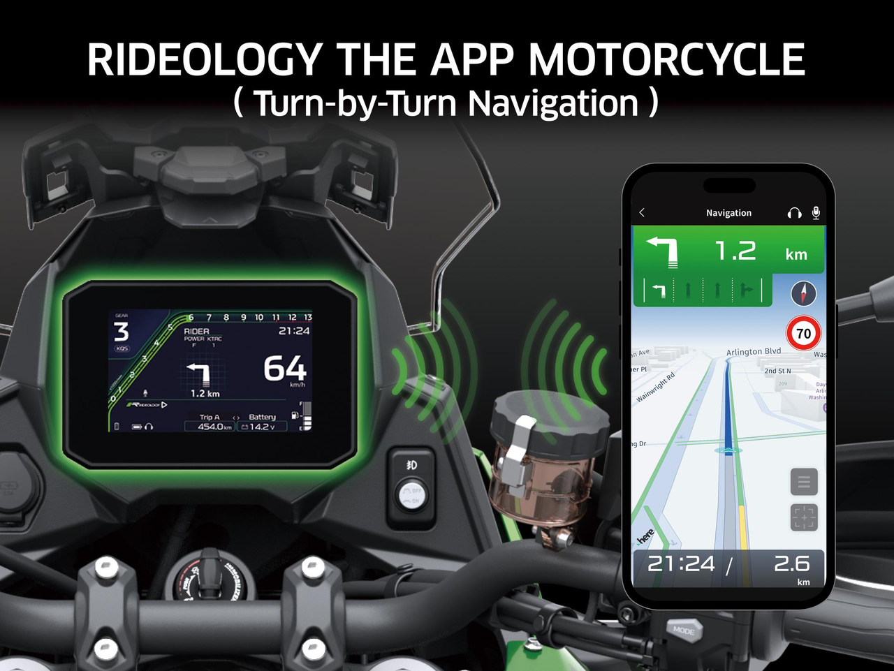 RIDEOLOGY THE APP: conectividad, comandos por voz y navegación giro a giro