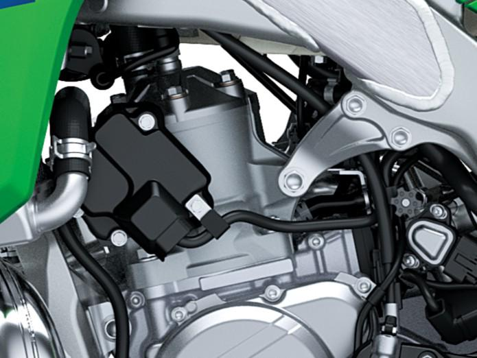Motor moderno de 2 tiempos con entrega de potencia plana y controlable