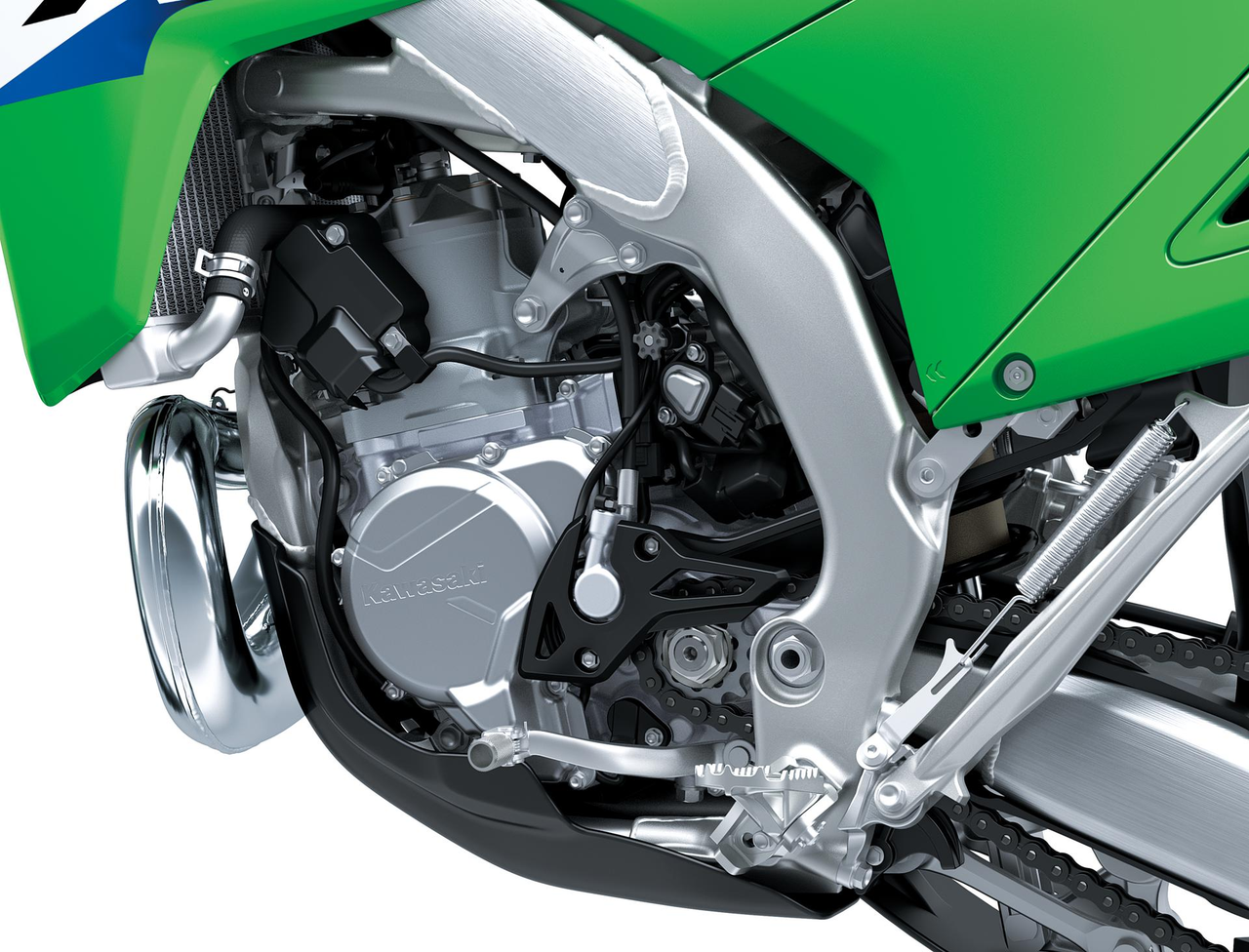 Motor moderno de 2 tiempos con entrega de potencia plana y controlable