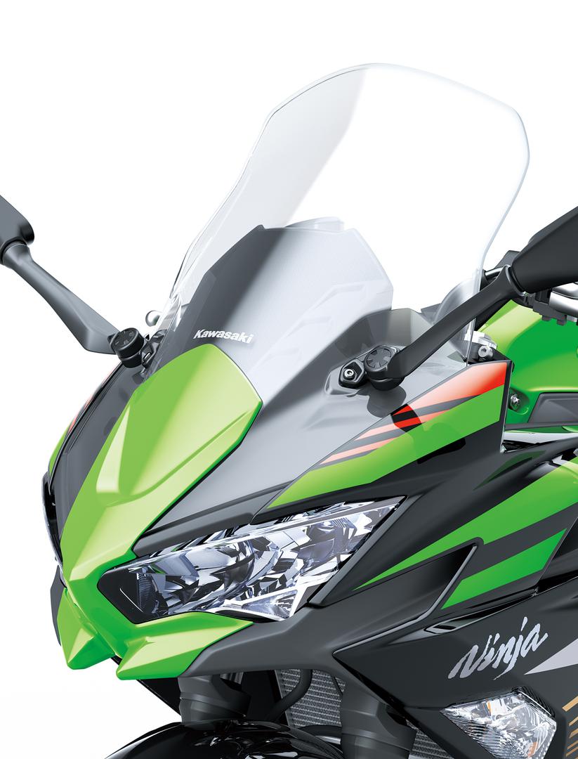 Parabrisas grande transparente (Ninja 650)